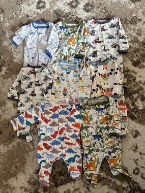 Assorted Kids One-Piece Sleepers - Multi Color